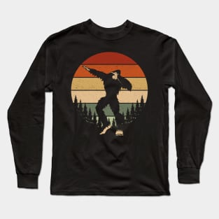 Bigfoot Dabbing Long Sleeve T-Shirt